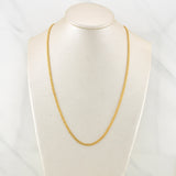 Cadena China 3.45gr / 19 3/4 in / 2.3mm Oro Amarillo +1 18K !
