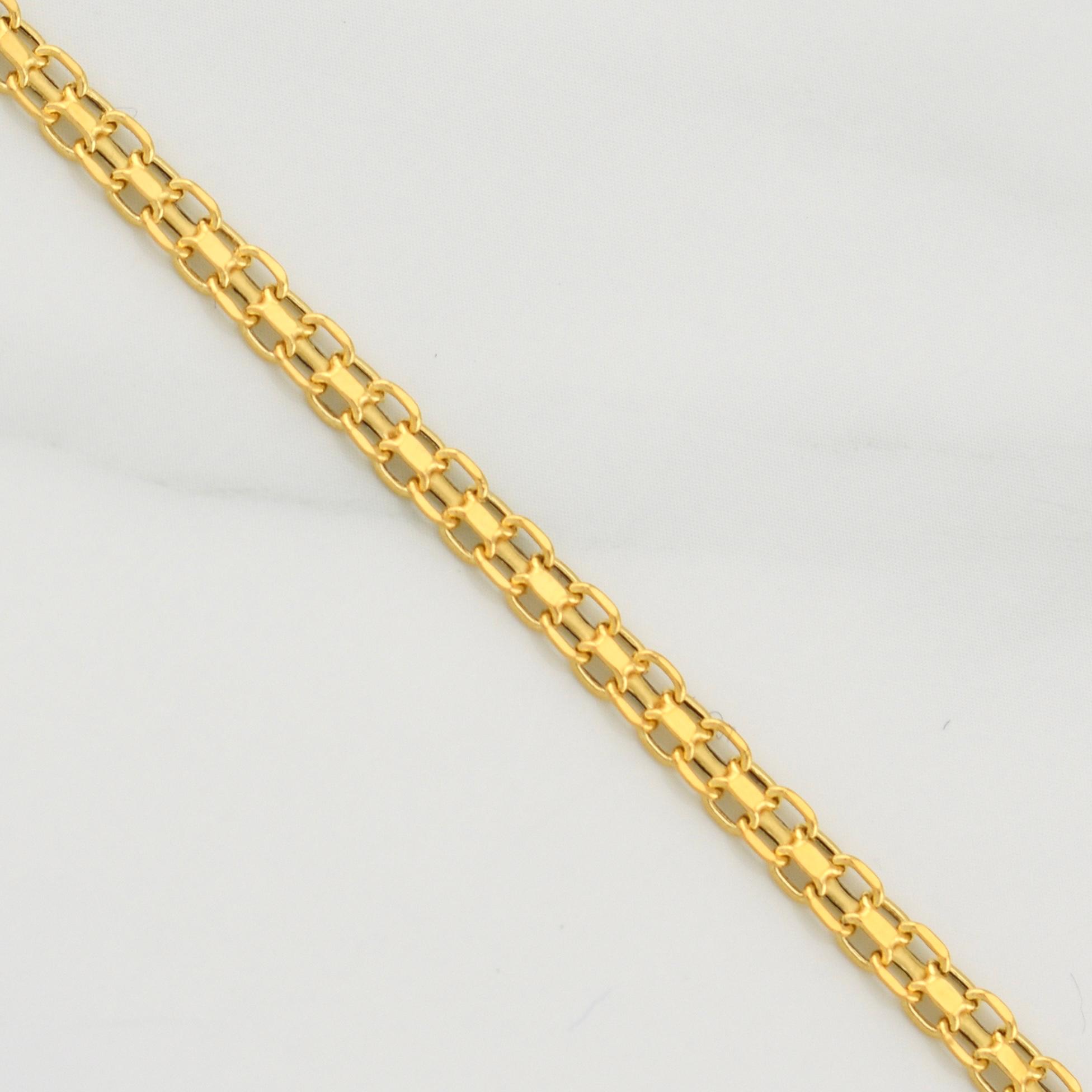 Cadena China 5.25gr / 19 3/4 in / 3.3mm Oro Amarillo +1 18K !