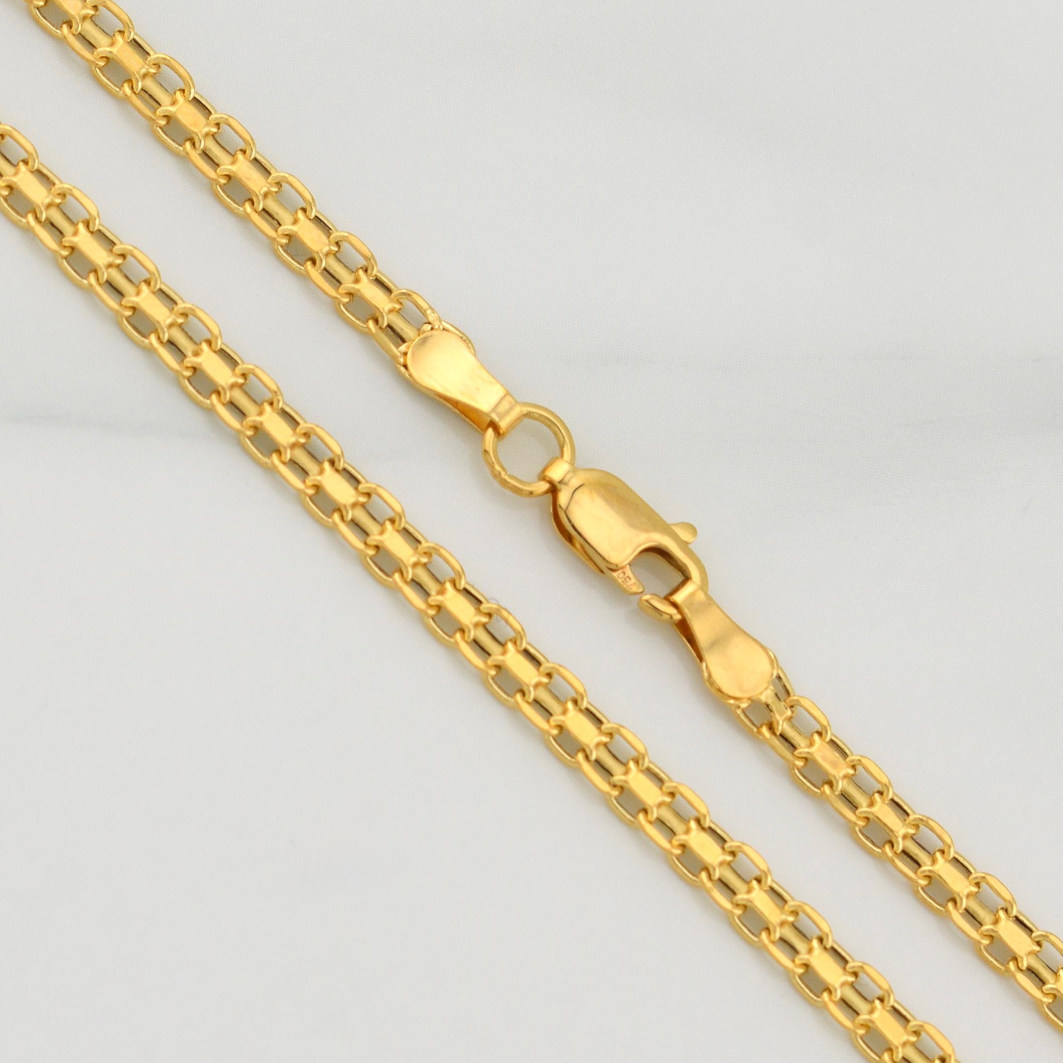 Cadena China 5.25gr / 19 3/4 in / 3.3mm Oro Amarillo +1 18K !