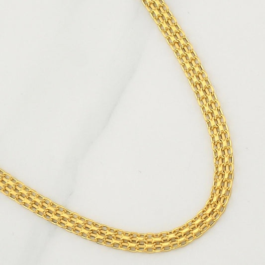 Cadena China 9.4 g / 23 1/2 in / 5 mm Oro Amarillo 18K