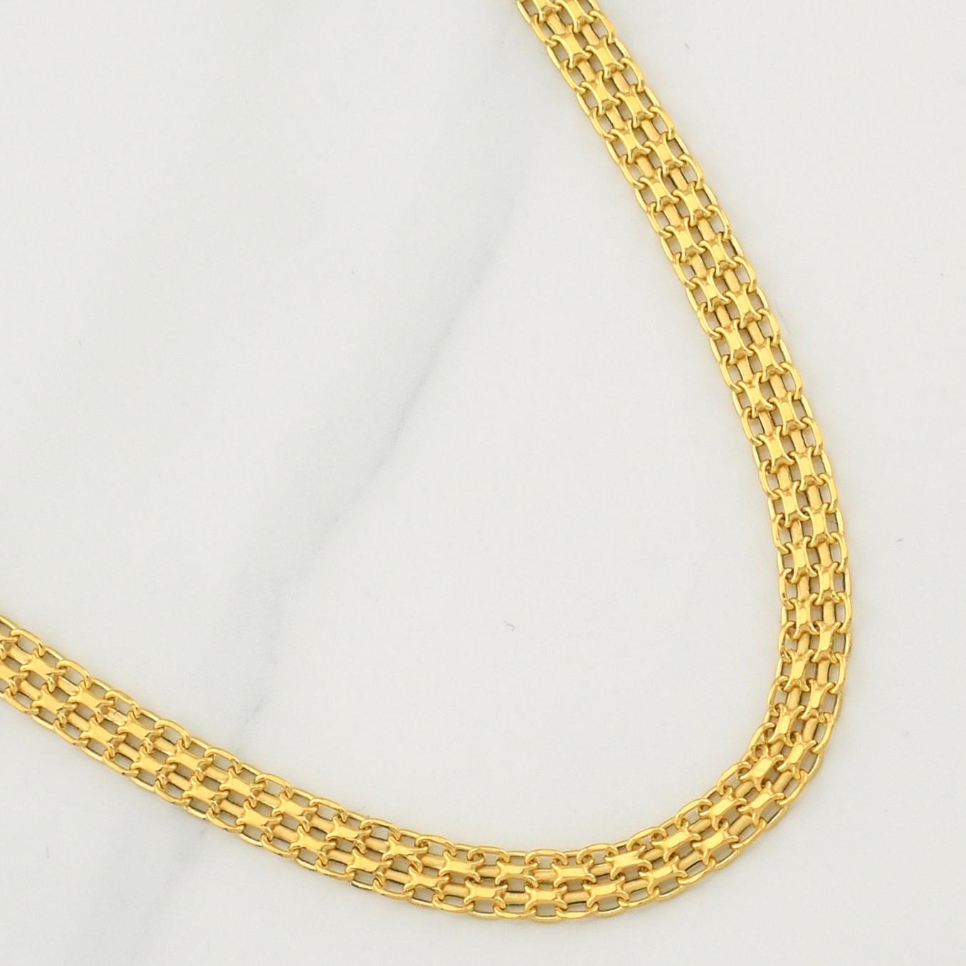 Cadena China 9.3 g / 23 1/2 in / 4.9 mm Oro Amarillo 18K