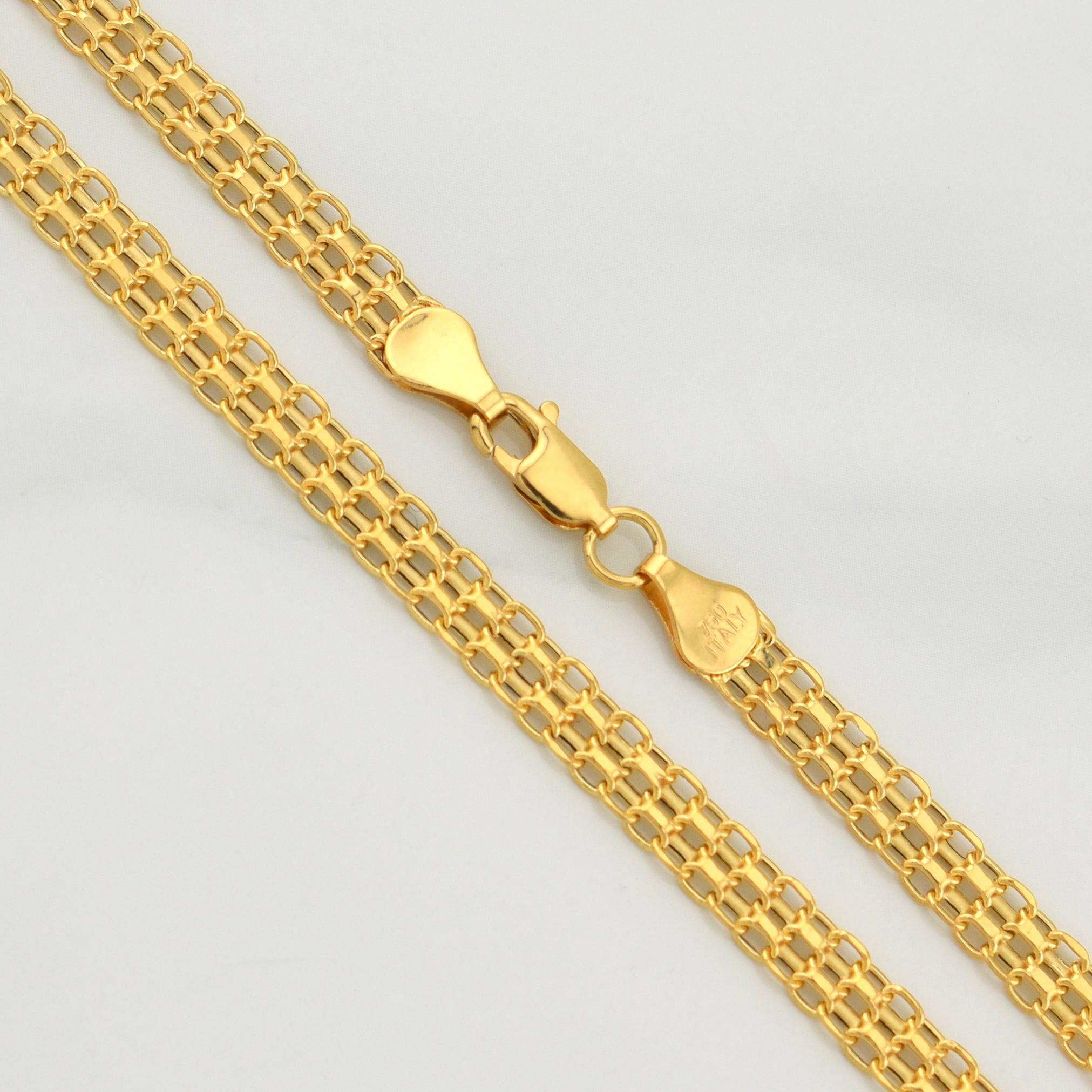 Cadena China 9.3 g / 23 1/2 in / 4.9 mm Oro Amarillo 18K