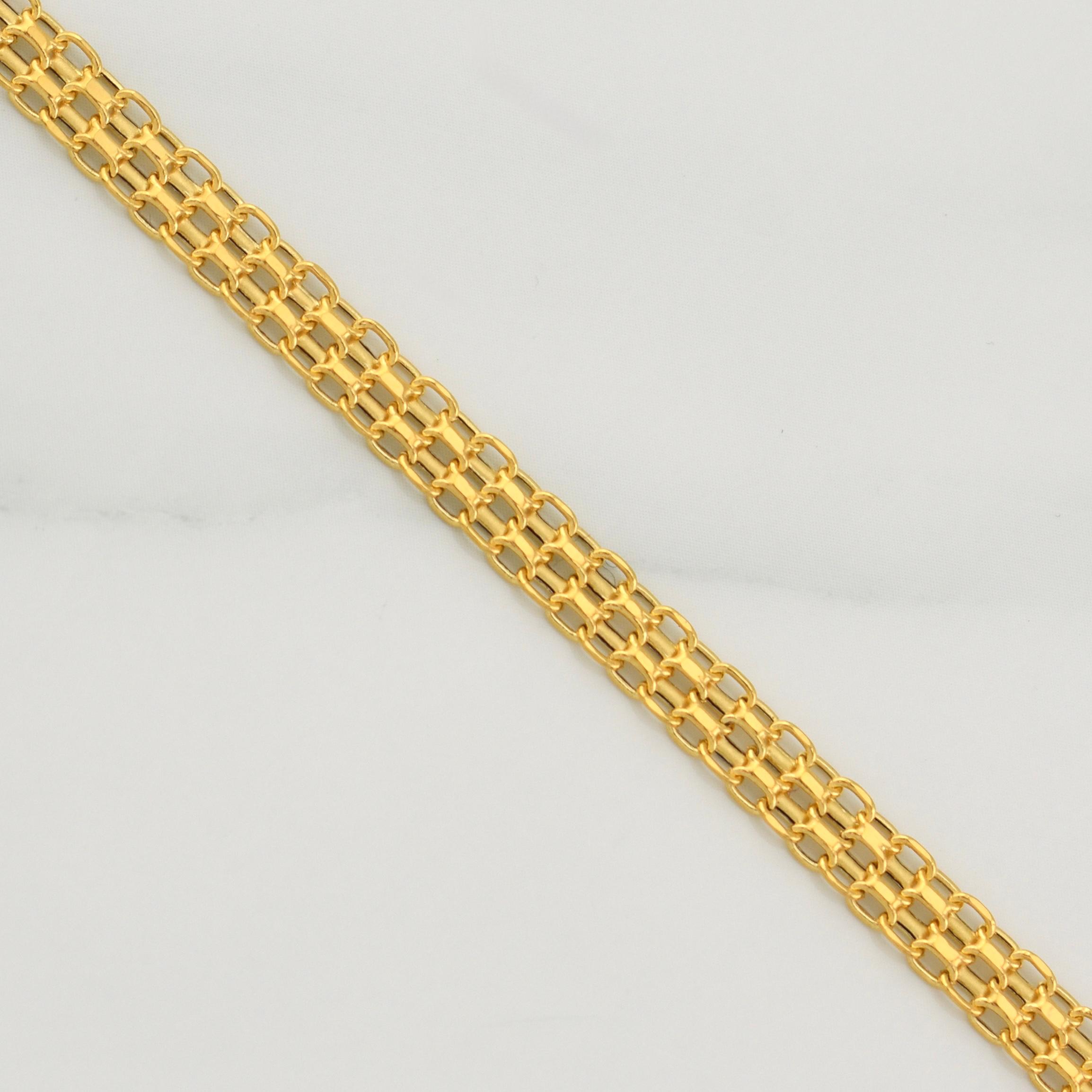 Cadena China 9.3 g / 23 1/2 in / 4.9 mm Oro Amarillo 18K