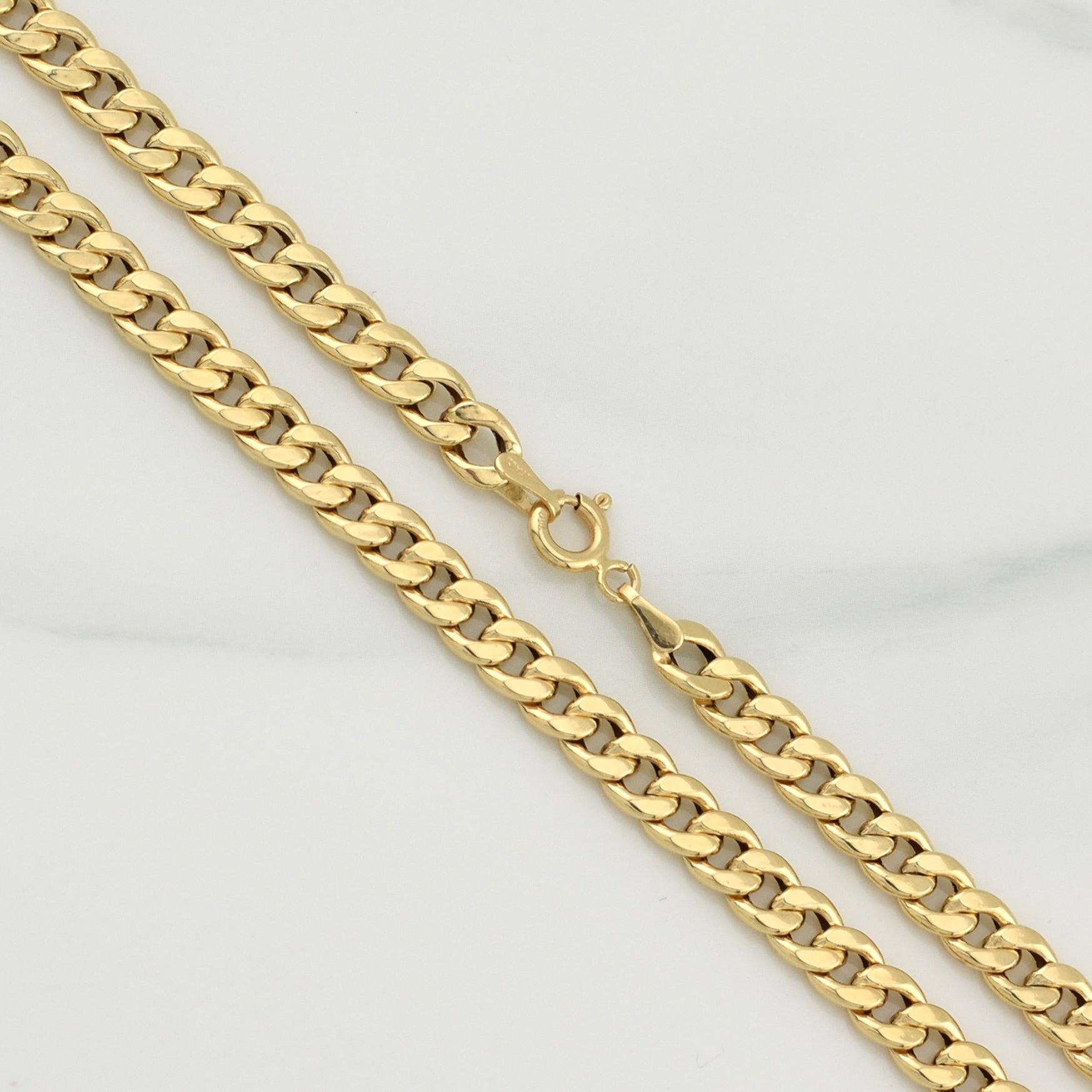 Cuban Links 5.75gr / 19 1/2 in / 5.25mm Yellow Gold +1 18K !