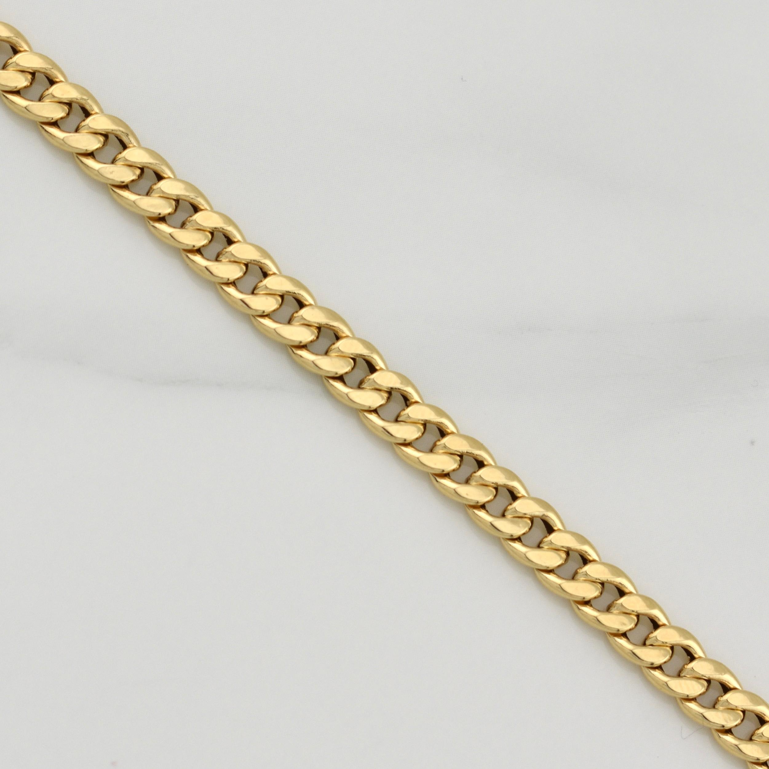Cuban Links 5.75gr / 19 1/2 in / 5.25mm Yellow Gold +1 18K !