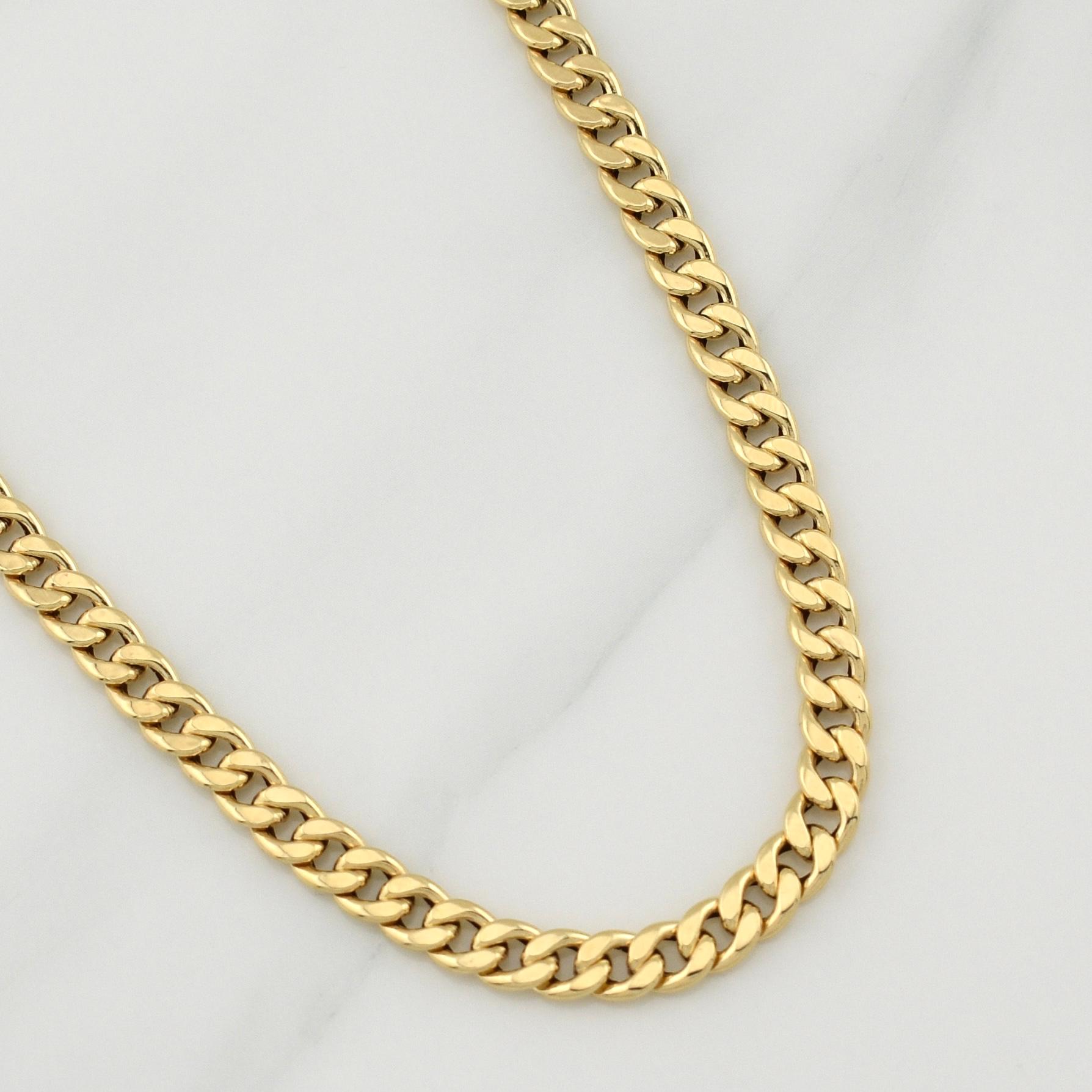 Cuban Links 5.95gr / 19 3/4 in / 5.25mm Yellow Gold +1 18K !
