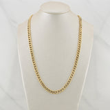 Cuban Links 7.8gr / 27 1/2 in / 5.25mm Yellow Gold +1 18K !
