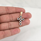 Dije Cruz Tupido 2.5gr / 1 1/2 in / Oro Amarillo 18K !