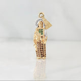 Dije San Jose 2.65gr / 1 1/2 in / Dos Oros Amarillo Blanco 18K !