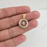 Dije Ruleta 4.7gr / 1 in / Oro Amarillo 18K !