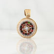Dije Ruleta 4.7gr / 1 in / Oro Amarillo 18K !