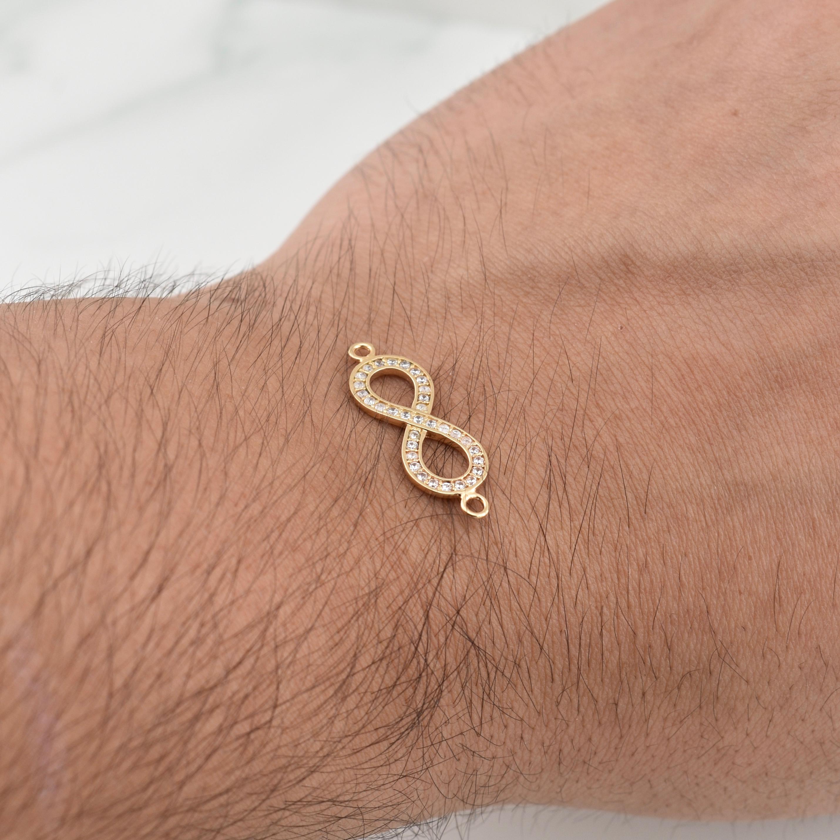 Herraje Infinito 1.15gr / 1 in / Oro Amarillo 18K !