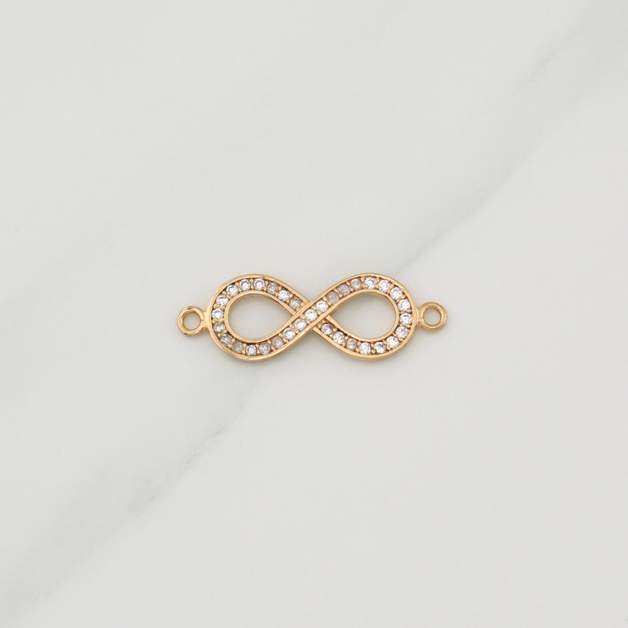 Herraje Infinito 1.15gr / 1 in / Oro Amarillo 18K !