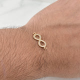 Herraje Infinito 1.15gr / 1 in / Oro Amarillo 18K !