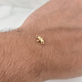 Herraje Libelula 0.3gr / 1/2 in / Oro Amarillo 18K !