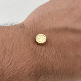 Herraje Letra N 0.35gr / 1/2 in / Oro Amarillo 18K !