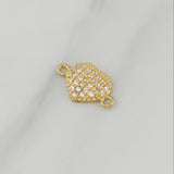 Herraje Corazon 0.6gr / 1/2 in / Oro Amarillo 18K !