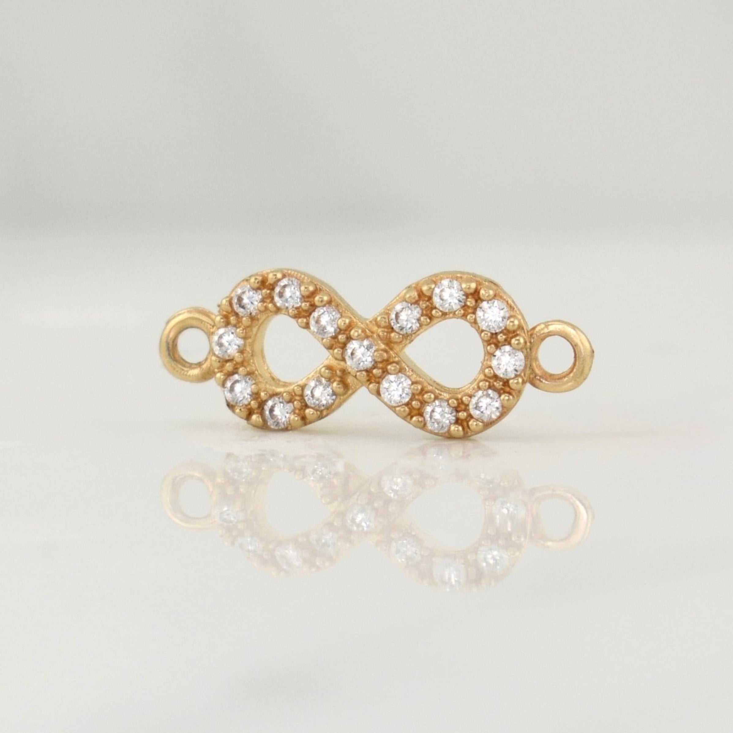 Herraje Infinito 0.9gr / 1/2 in / Oro Amarillo 18K !