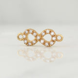 Herraje Infinito 0.9gr / 1/2 in / Oro Amarillo 18K !