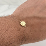 Herraje Letra B 0.45gr / 1/2 in / Oro Amarillo 18K !