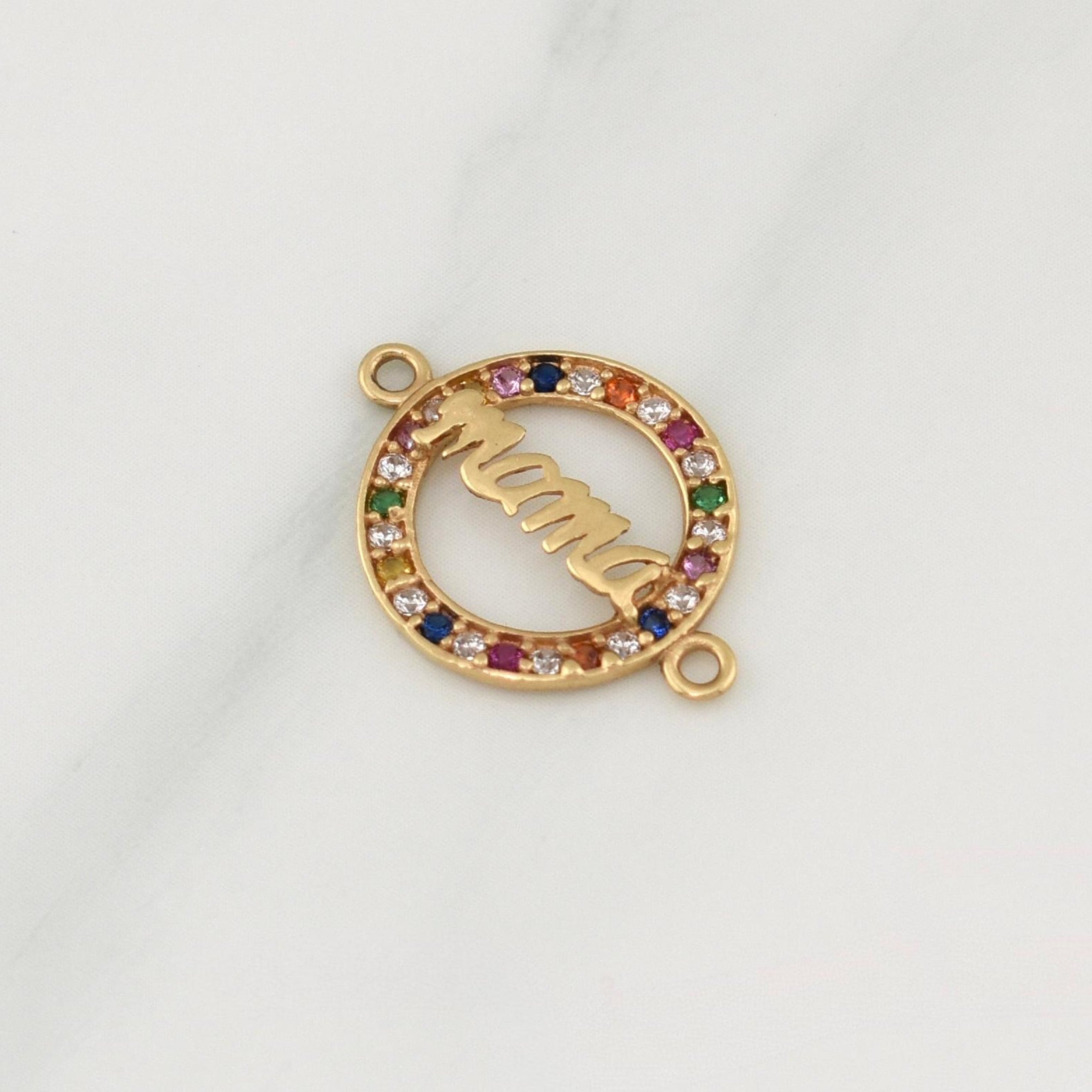 Herraje Mama 1gr / 3/4 in / Oro Amarillo 18K !