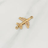 Herraje Avion 1.95gr / 1 in / Oro Amarillo 18K !