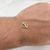 Herraje Corazon Mama 1.2gr / 3/4 in / Oro Amarillo 18K !