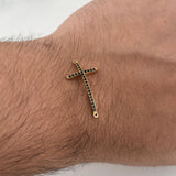 Herraje Cruz 1.2gr / 1 1/4 in / Oro Amarillo 18K !