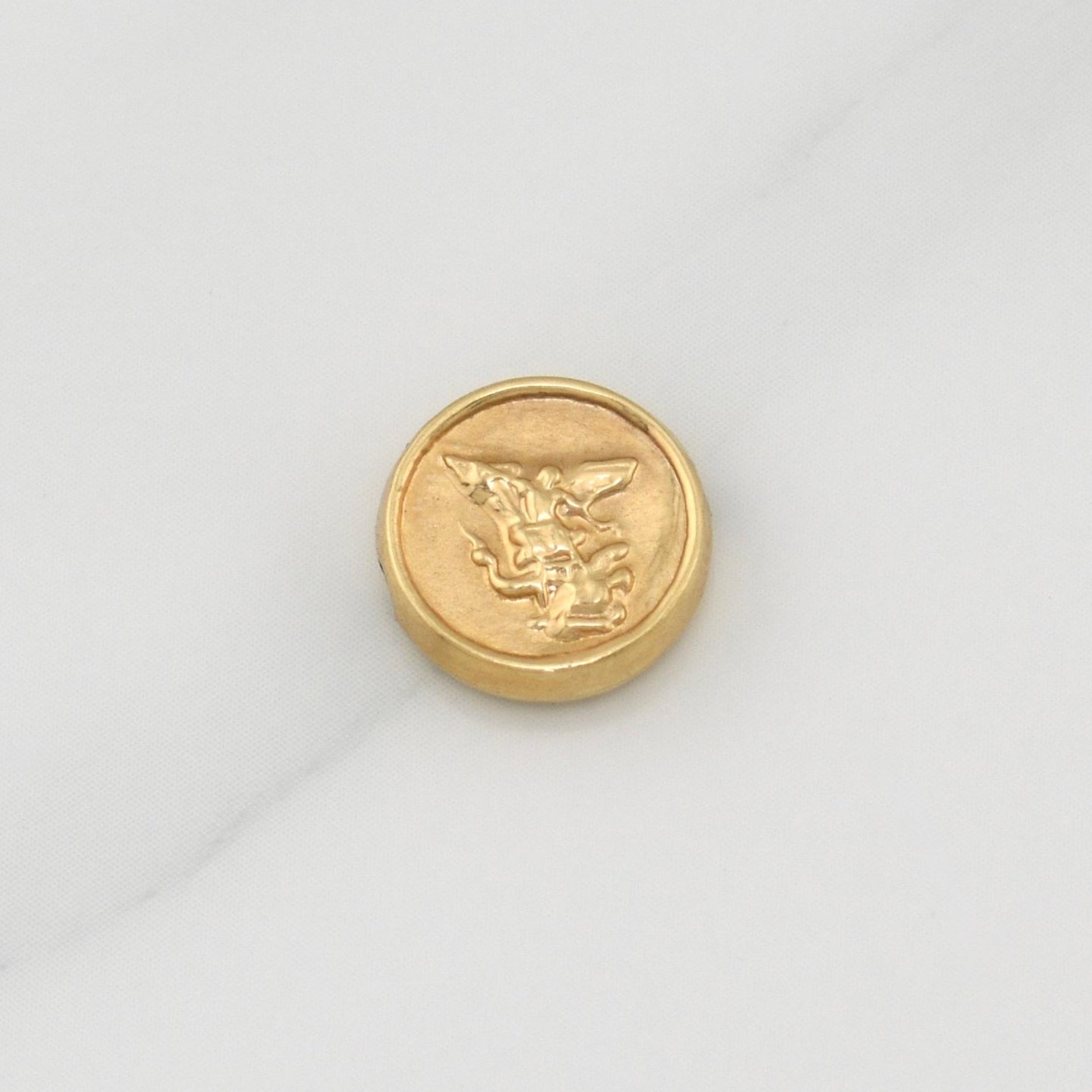 Herraje Arcangel San Miguel 0.5gr / 1/2 in / Oro Amarillo 18K !