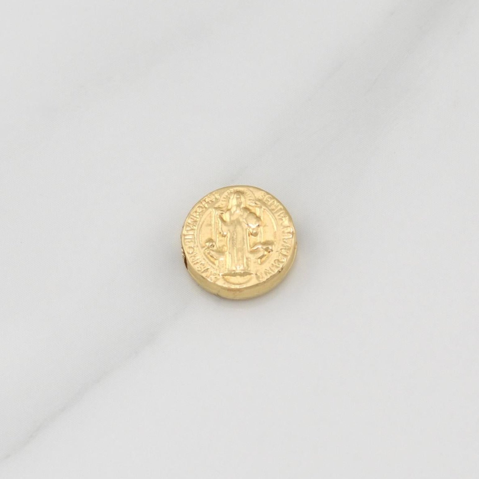Herraje San Benito 0.5gr / 1/2 in / Oro Amarillo 18K !