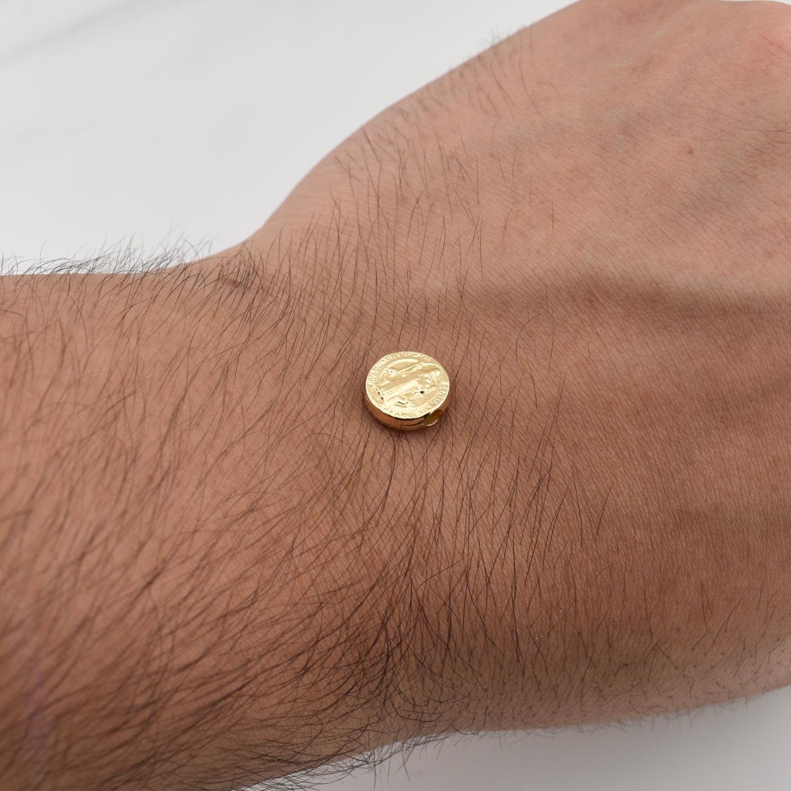 Herraje San Benito 0.5gr / 1/2 in / Oro Amarillo 18K !