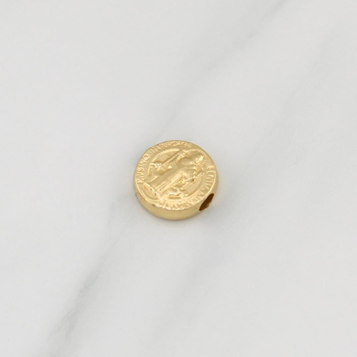 Herraje San Benito 0.5gr / 1/2 in / Oro Amarillo 18K !