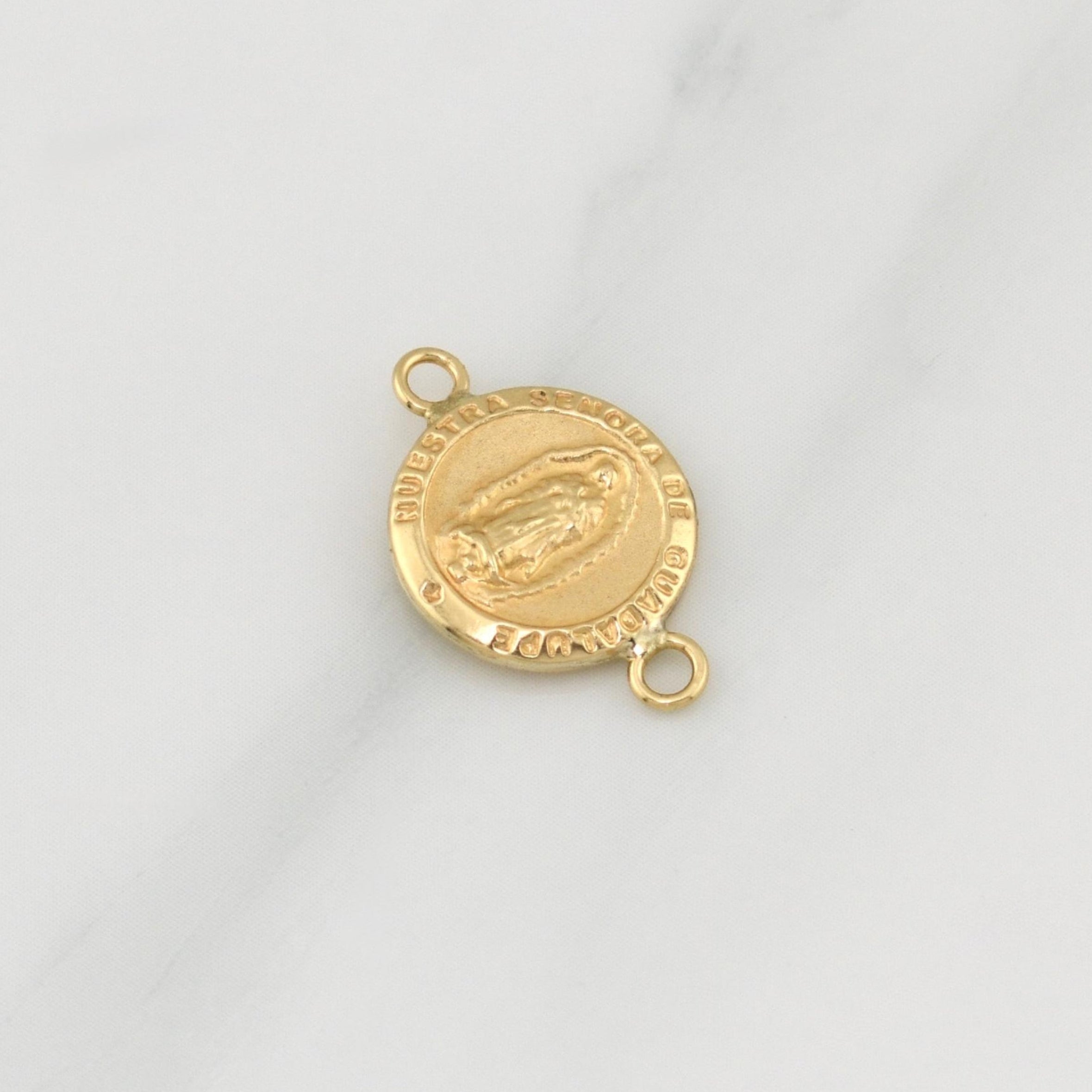 Herraje Virgen De Guadalupe 0.55gr / 3/4 in / Oro Amarillo 18K !