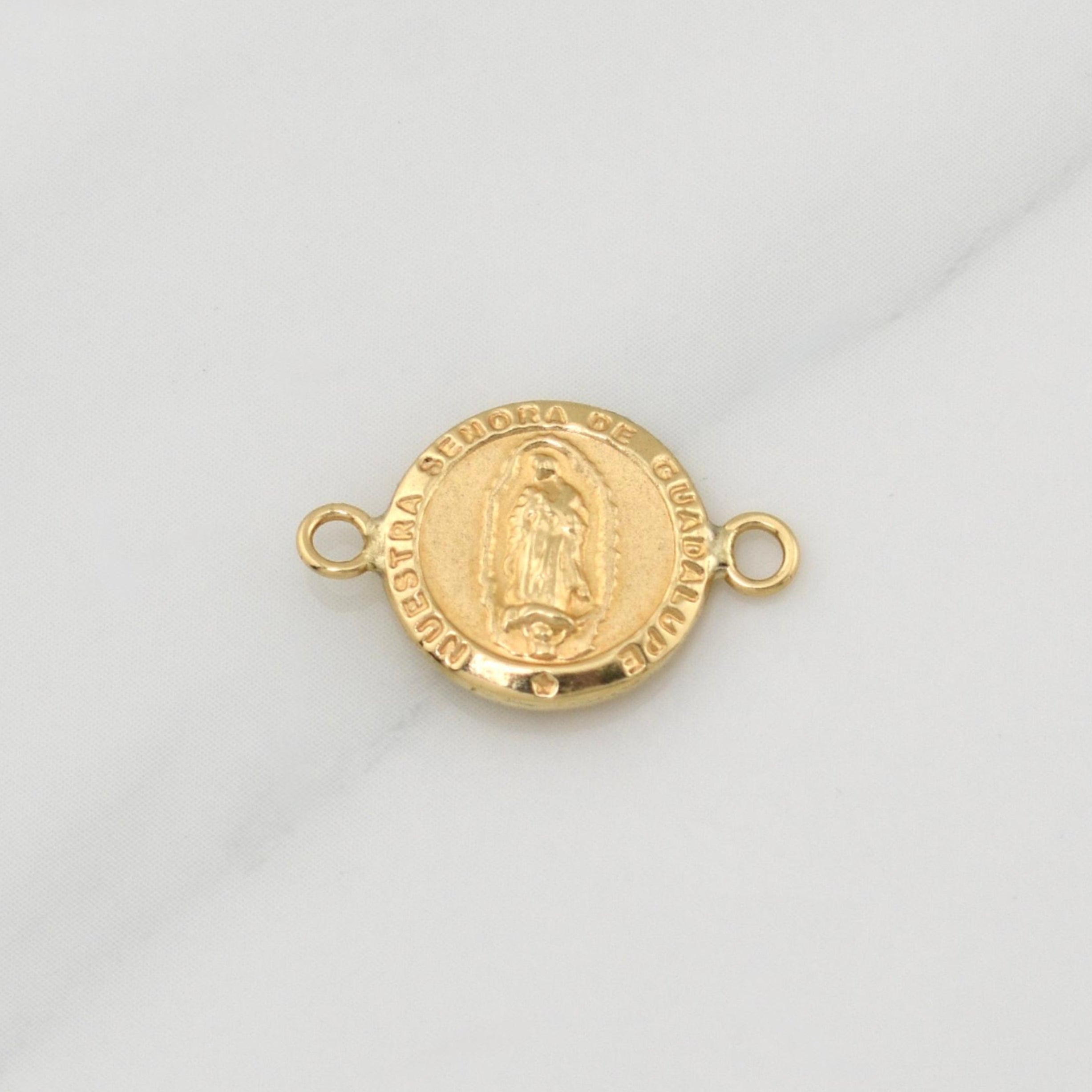 Herraje Virgen De Guadalupe 0.55gr / 3/4 in / Oro Amarillo 18K !