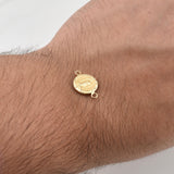 Herraje Virgen De Guadalupe 0.55gr / 3/4 in / Oro Amarillo 18K !