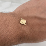 Herraje Arcangel San Rafael 0.6gr / 1/2 in / Oro Amarillo 18K !