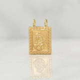 Herraje Escapulario Corazon De Jesus 0.85gr / 1/2 in / Oro Amarillo 18K !