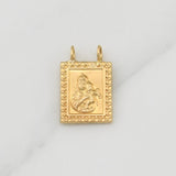 Herraje Escapulario Corazon De Jesus 0.85gr / 1/2 in / Oro Amarillo 18K !