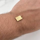 Herraje Escapulario Corazon De Jesus 0.8gr / 1/2 in / Oro Amarillo 18K !