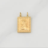 Herraje Escapulario Corazon De Jesus 0.85gr / 1/2 in / Oro Amarillo 18K !