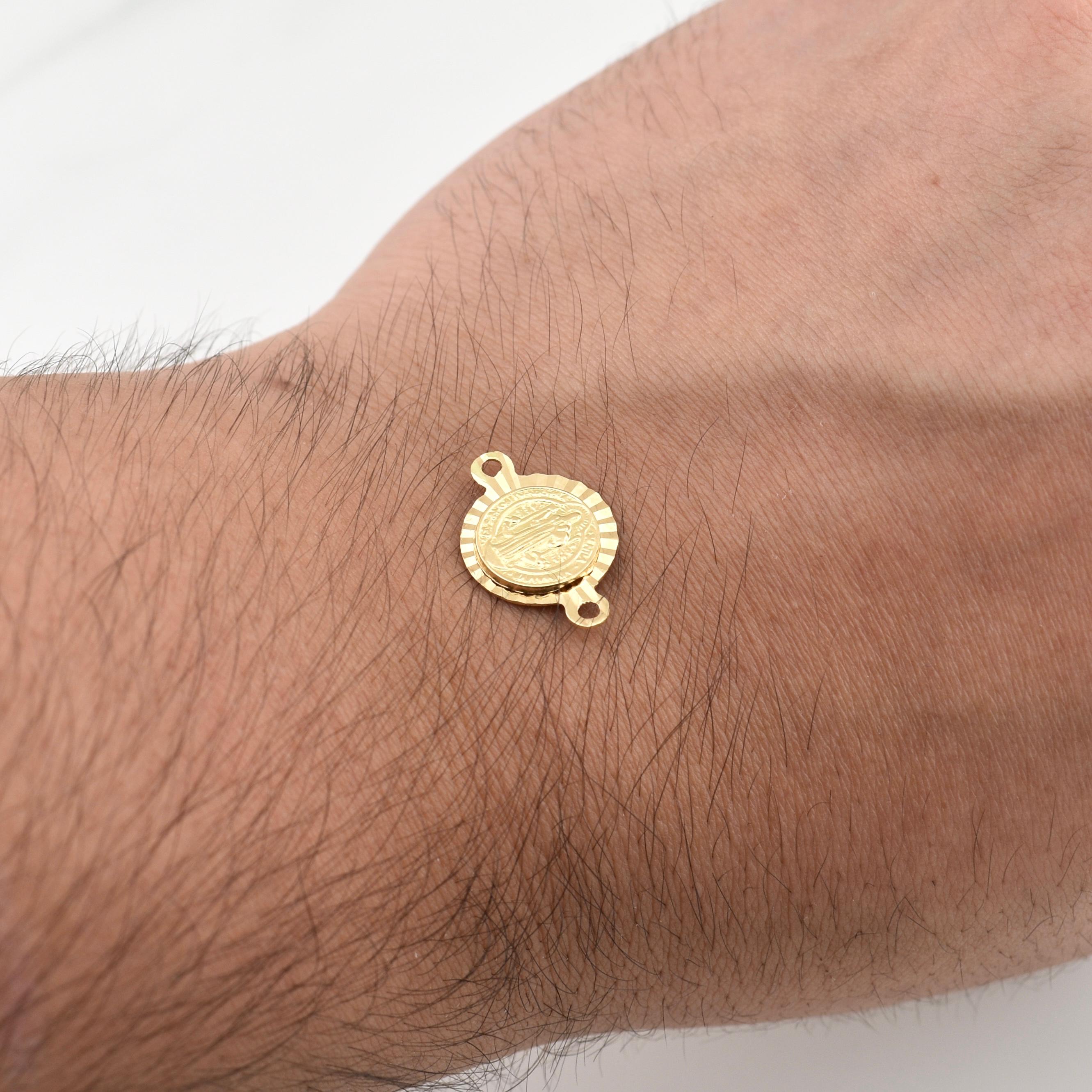 Herraje San Benito 1.2gr / 3/4 in / Oro Amarillo 18K !