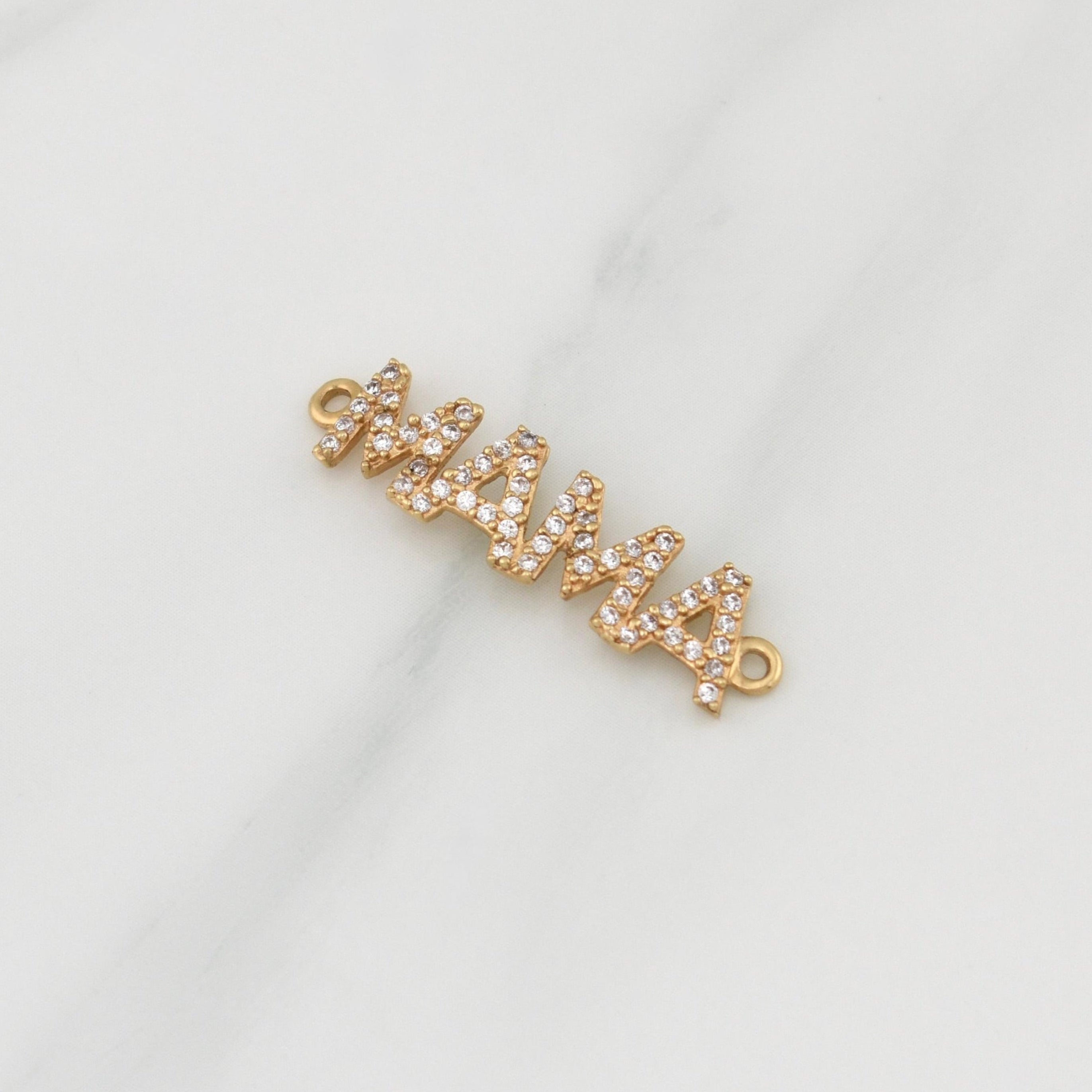 Charm Mom 1.3gr / 1 1/4 in / Yellow Gold 18K !