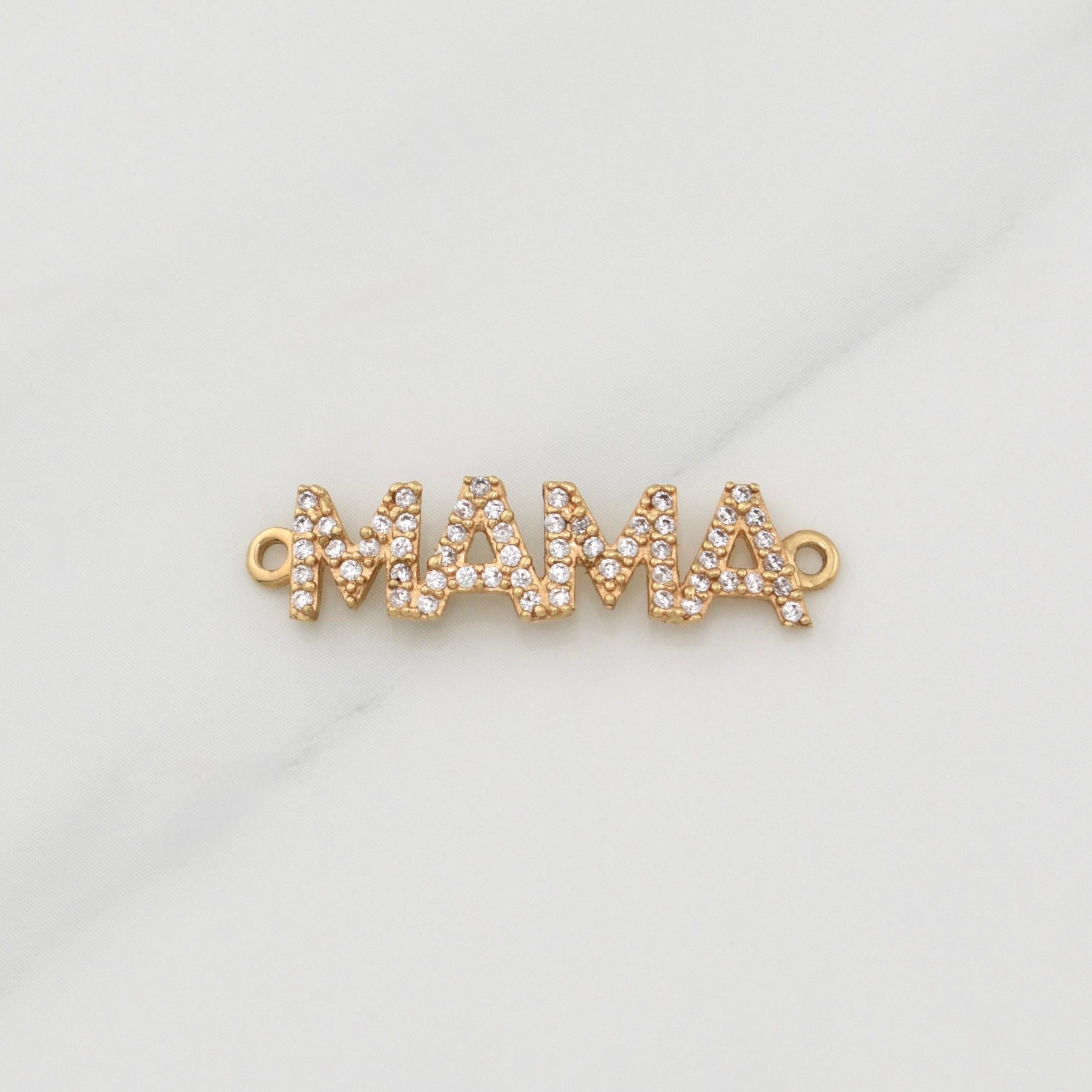 Charm Mom 1.3gr / 1 1/4 in / Yellow Gold 18K !