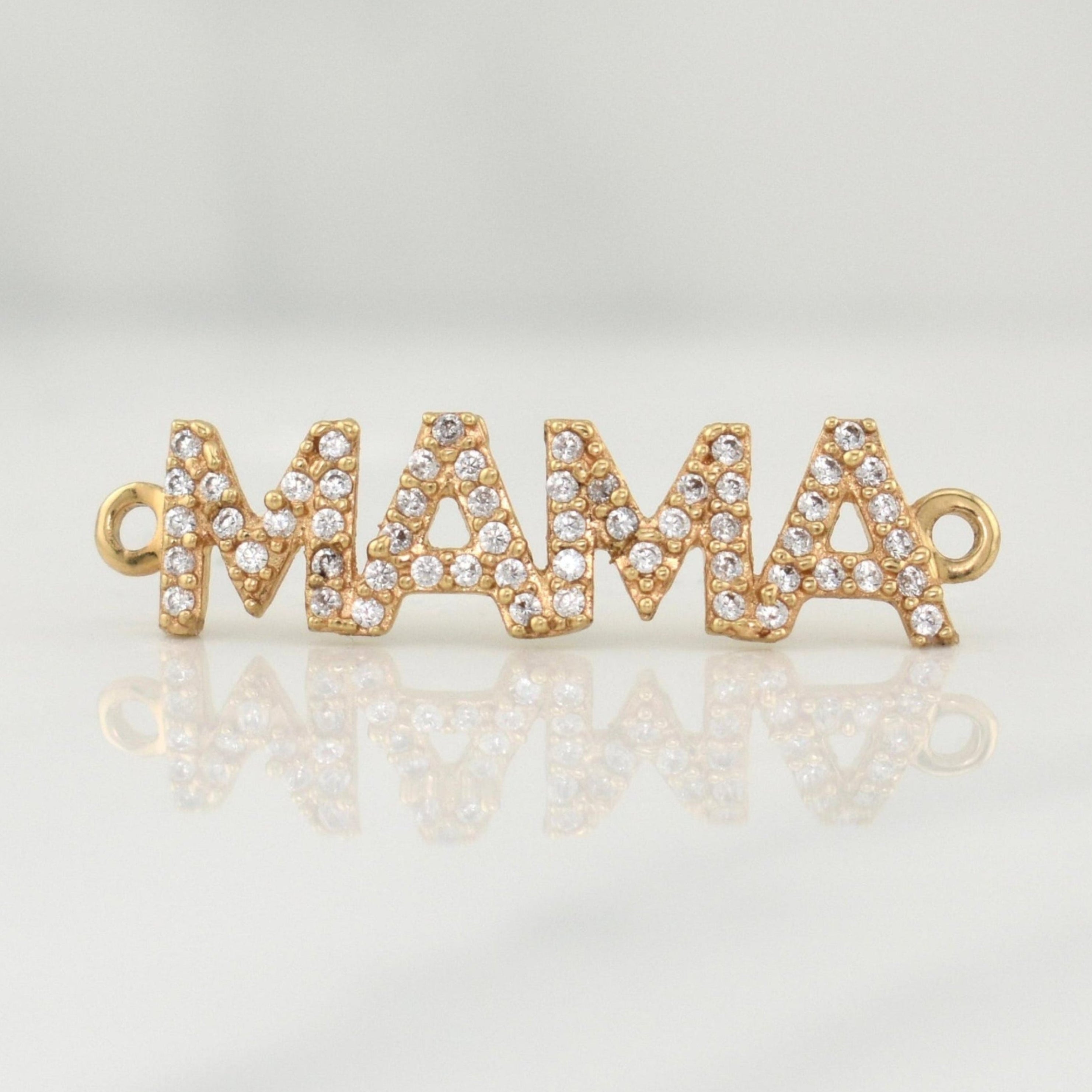 Charm Mom 1.3gr / 1 1/4 in / Yellow Gold 18K !