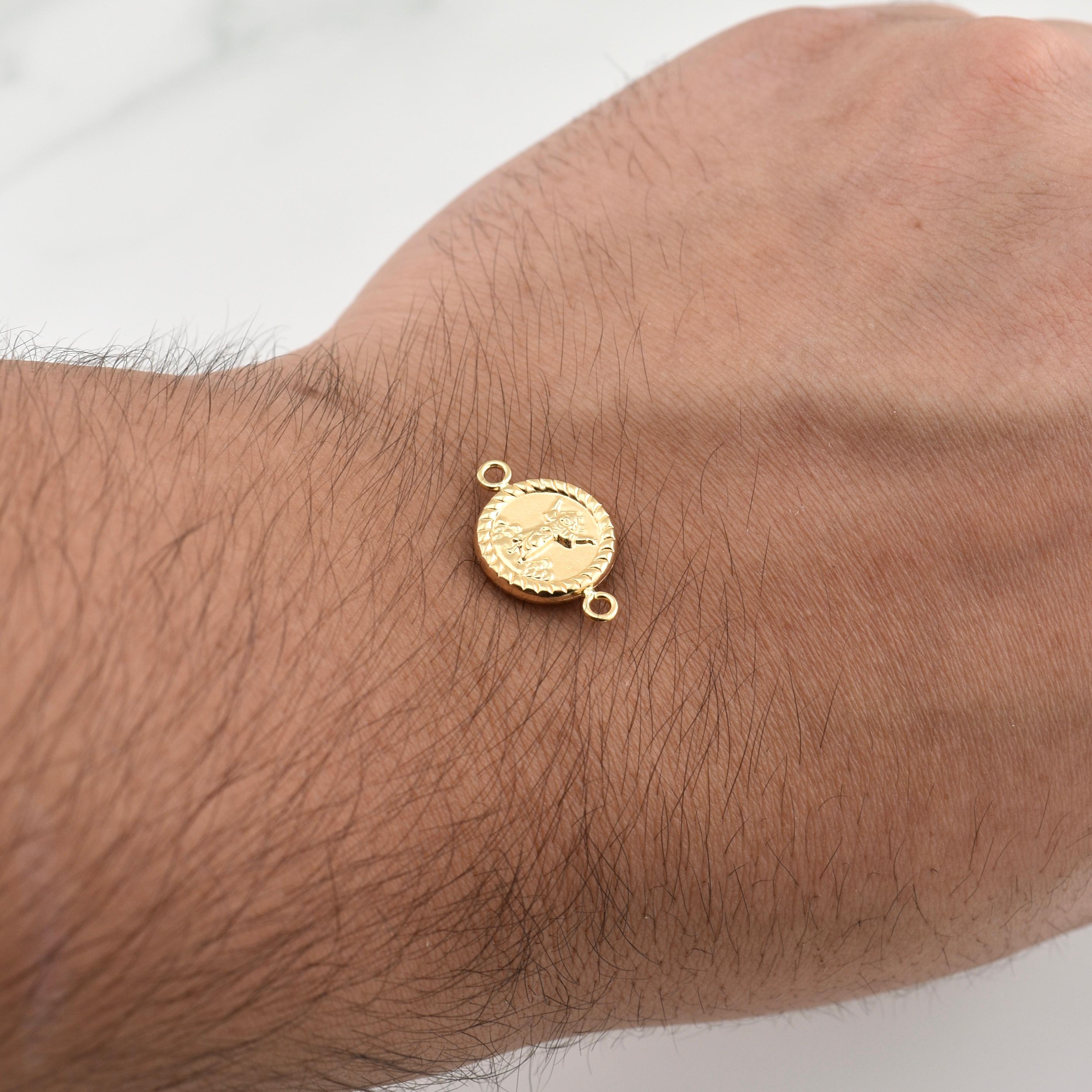 Herraje Divino Nino 0.7gr / 3/4 in / Oro Amarillo 18K !