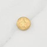 Herraje Virgen Milagrosa 0.75gr / 1/2 in / Oro Amarillo 18K !