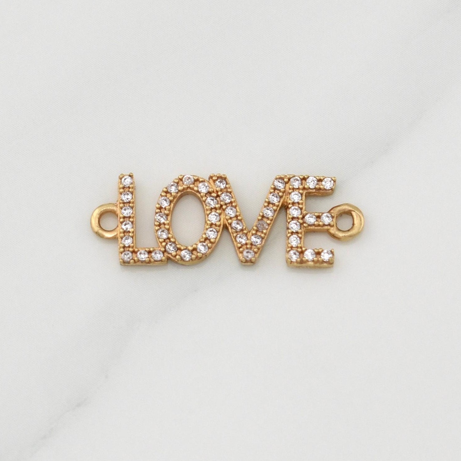 Herraje Love 1.45gr / 1 in / Oro Amarillo 18K !