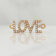 Herraje Love 1.45gr / 1 in / Oro Amarillo 18K !
