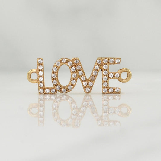 Herraje Love 1.45gr / 1 in / Oro Amarillo 18K !