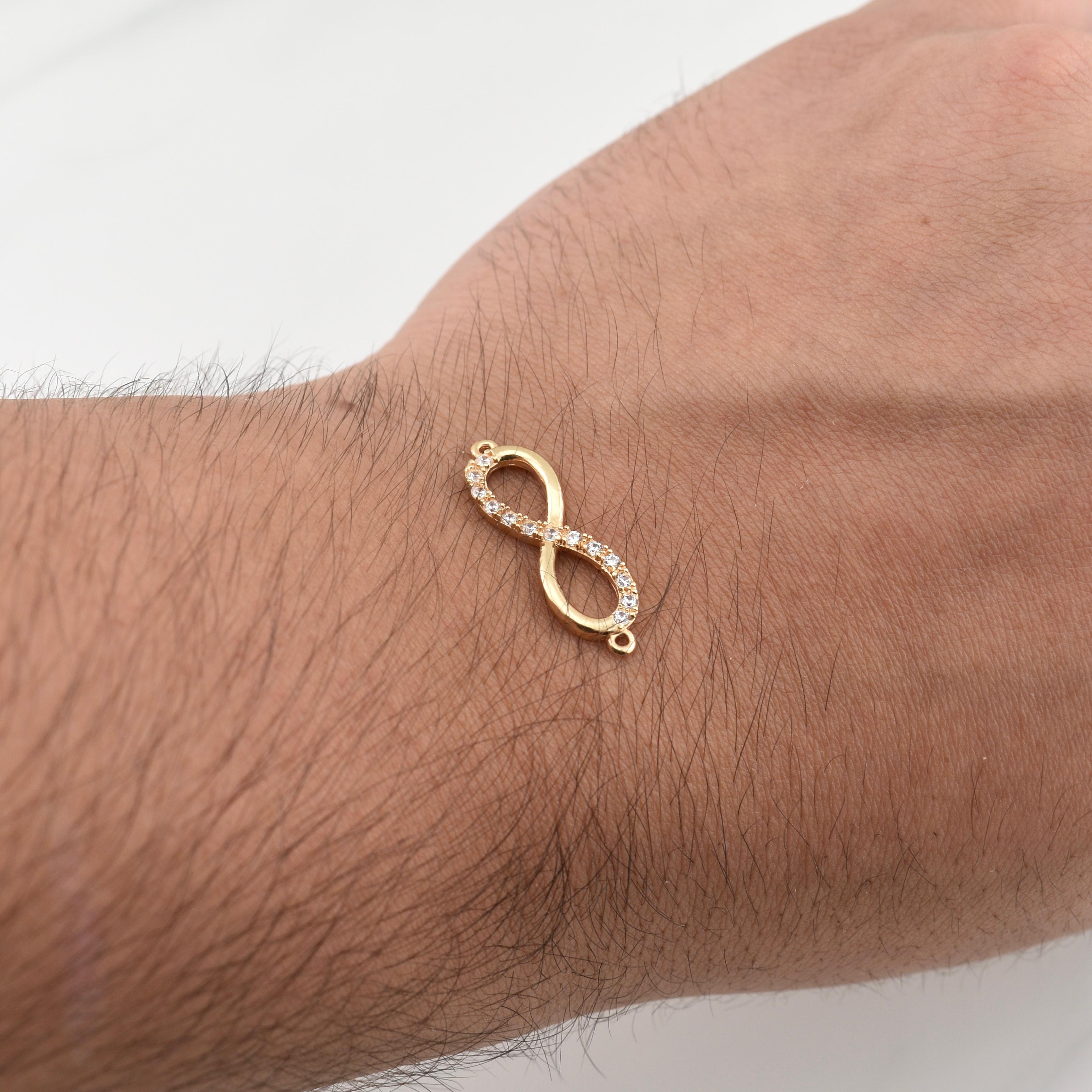 Herraje Infinito 1.5gr / 1 in / Oro Amarillo 18K !